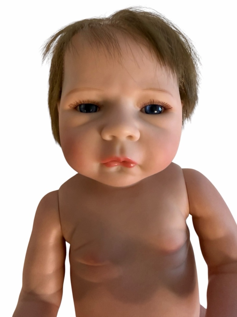 18” Anatomically Correct Silicone Sweet Girl Baby Doll with Magnetic Pacifiers - Picture 3 of 15